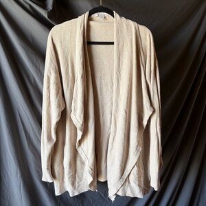 BAREFOOT DREAMS CozyChic Ultra Lite Cardigan Cream Sleep Loungewear Comfy 2X